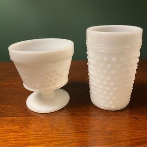 Vintage Anchor Hocking‎ milk glass